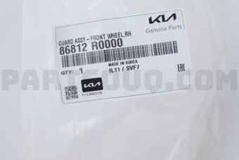 86812R0000 GUARD ASSY-FRONT WHE