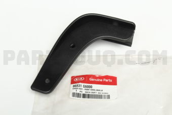 86831G6000 GUARD ASSY-FRONT WHEEL MUD,LH