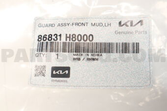 86831H8000 GUARDASSY-FRONTMUD