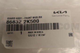 868322K500 GUARD ASSY-FR MUD RH