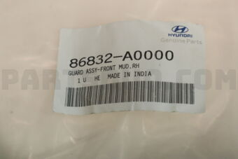 86832A0000 GUARD ASSY-FRONT MUD,RH