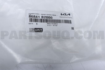 86841B2000 GUARD ASSY-REAR WHEEL MUD,LH
