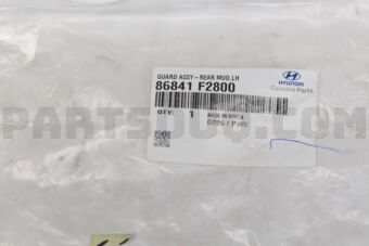 86841F2800 GUARD ASSY-REAR MUD,LH