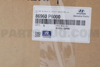 86960P6000 FLAP &amp; DUCT ASSY-ACTIVE AIR