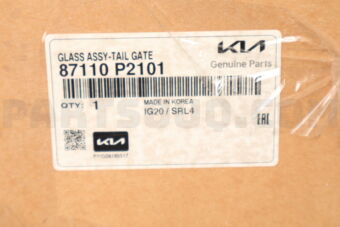 87110P2101 Hyundai / KIA GLASS ASSY-TAIL GATE