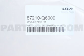 87210Q6000 SPOILER ASSY-RR
