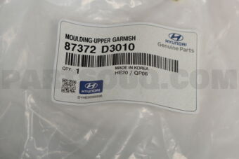 87372D3010 MOULDING-UPPER GARNISH