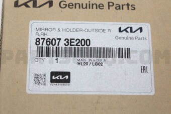 876073E200 MIRROR &amp; HOLDER ASSY