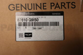 87610G9IS0 MIRROR ASSY-OUTSIDE RR VIEW,LH