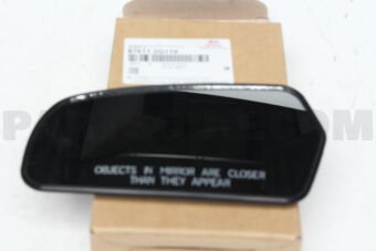 876112G110 MIRROR GLASS LH