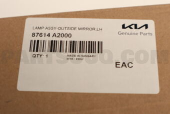 87614A2000 LAMP ASSY-OUTSIDE MIRROR,LH