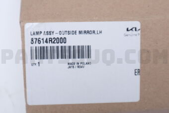 87614R2000 LAMP ASSY-OUTSIDE MIRROR,LH