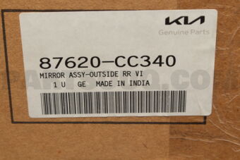 87620CC340 MIRROR ASSY-OUTSIDE RR VIEW,RH