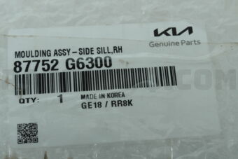 87752G6300 MOULDINGASSY-SIDES