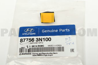 877563N100 CLIP-SIDE GARNISH MTG
