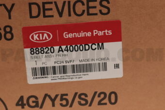 88820A4000DCM S/BELT ASSY-FR RH
