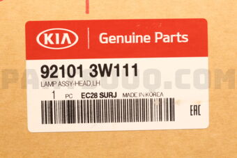 921013W111 LAMP ASSY-HEAD,LH