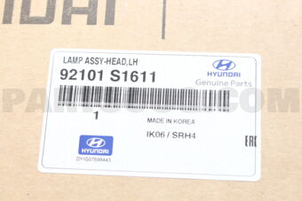 92101S1611 LAMP ASSY-HEAD,LH