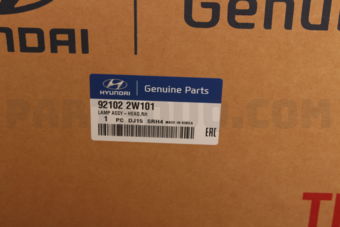 921022W101 "LAMP ASSY-HEAD,RH"