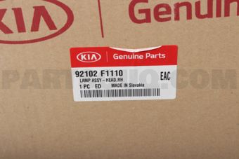 92102F1110 LAMP ASSY-HEAD,RH