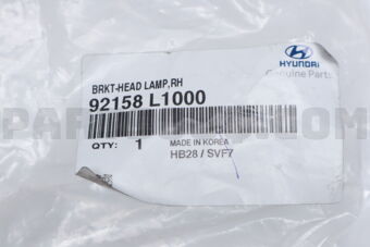 92158L1000 BRKT-HEAD LAMP,RH