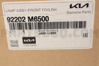92202M6500 LAMP ASSY - FRONT FOG, RH