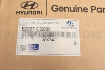 92207CG000 LAMP ASSY - DAY RUNNING LIGHT, LH