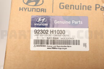 92302H1030 LAMP ASSY-FR COMBINATION,RH