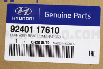 9240117610 LAMP ASSY-RR COMBINATION LH