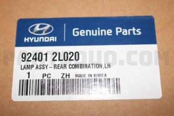 924012L020 LAMP ASSY-RR COMBINATION LH