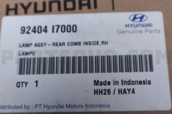 92404I7000 LAMP ASSY-REAR COMB INSIDE,RH