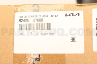 92405H7000 REFLECTOR/REFLEX ASSY-RR LH