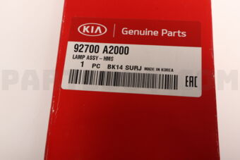 92700A2000 LAMP ASSY-HMS