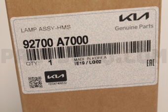 92700A7000 LAMP ASSY-HMS