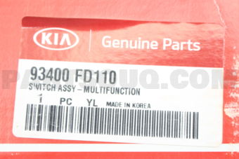 93400FD110 SWITCH ASSY-MULTIFU
