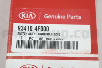 934104F000 SWITCH ASSY-LIGHTING & T/SIG