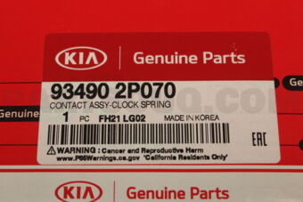 934902P070 CONTACT ASSY-CLOCK SPRING