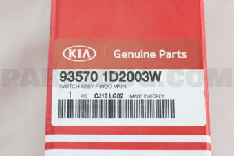 935701D2003W SWITCH ASSY-P/W MAIN