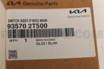 935702T500 SWITCH ASSY-P/WDO MAIN