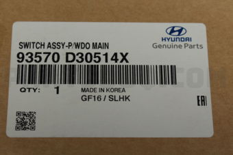 93570D30514X SWITCH ASSY-P/WDO MAIN