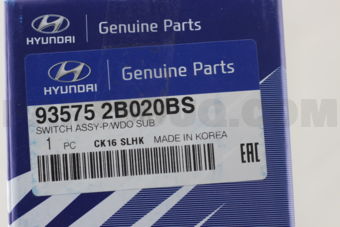 935752B020BS SWITCH ASSY-POWER WINDOW,SUB
