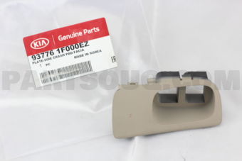 937761F000EZ PLATE-SIDE C/PAD FACIA