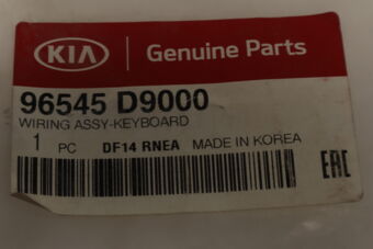 96545D9000 WIRING ASSY - KEYBOARD