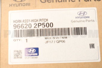966202P500 HORN ASSY-HIGH PITCH
