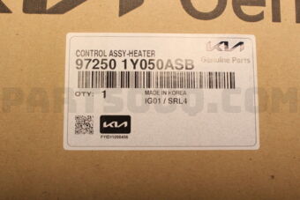 972501Y050ASB CONTROL ASSY-HEATER