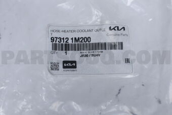 973121M200 HOSE-HEATER COOLANT