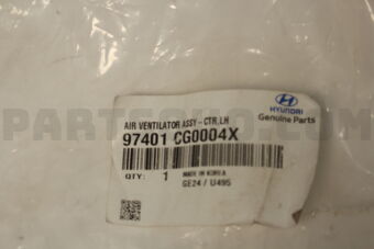 97401CG0004X AIR VENTILATOR ASSY-CTR,LH