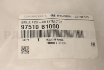 97510B1000 GRILLE ASSY - AIR EXTRACTOR