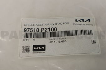 97510P2100 GRILLE ASSY-AIR EXTRACTOR