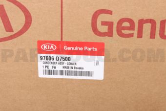 97606D7500 CONDENSER ASSY-COOLER